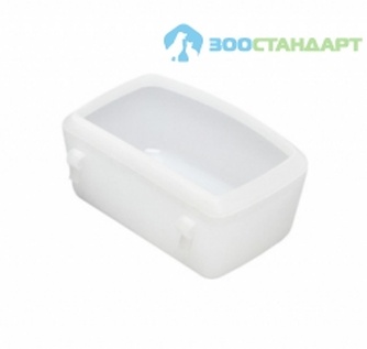 Поилка для кошек и собак FERPLAST Clip 6902 Large в контейнер ATLAS, белый  (16*11*5,8 см)