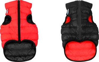 Куртка двухсторонняя для собак средних пород AIRYVEST красно-черная (M/47 см)