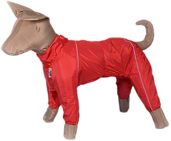 Комбинезон теплый для собак породы бассет-хаунд ТУЗИК девочка (56 см)