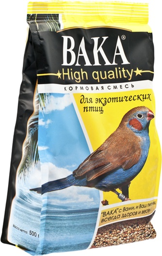 Корм для экзотических птиц ВАКА High Quality (500 г)