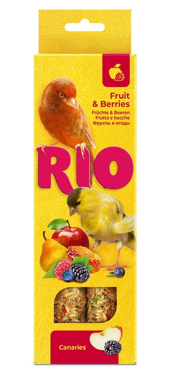 Лакомство для канареек RIO Палочки с фруктами и ягодами (2 шт/40 г)