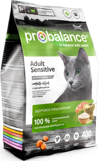Корм для кошек PROBALANCE рис