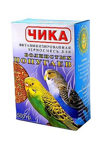 Корм для волнистых попугаев ЧИКА зерносмесь (500 г)
