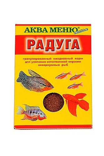 Корм для рыб АКВА МЕНЮ Радуга для усиления окраски (35 г)