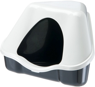 Туалет-лоток для грызунов FERPLAST Nora 3С угловой закрытый (50*34*22 см)