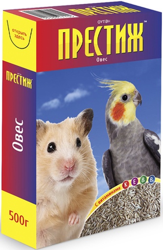 Корм для животных ПРЕСТИЖ овес (0,4 кг)