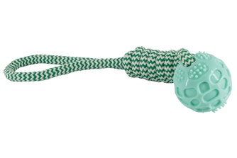 Игрушка для собак КАСКАД Мяч на веревке (30 см)