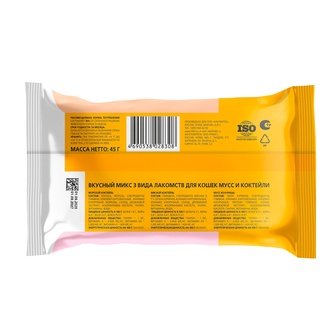 Лакомство для кошек TITBIT лакомый кусочек Вкусный микс (45 г)