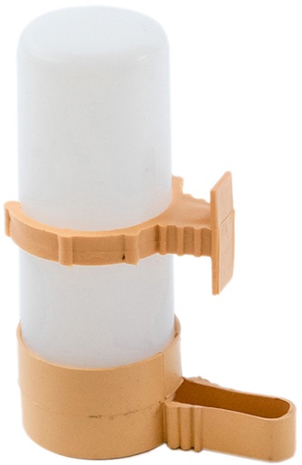 Поилка для птиц ДАРЭЛЕНД матовая колба бежевая (60 мл)