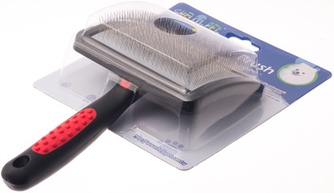 Пуходерка для кошек и собак HELLO PET большая, мягкий корд (11,6*8,5 см)