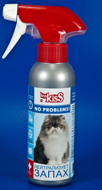 Аэрозоль для кошек MS.KISS No Problems! Нейтрализует Запах (200 мл)