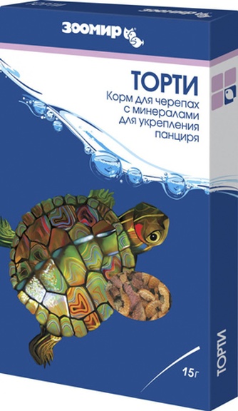 Корм для земноводных и рептилий ЗООМИР Торти (15 г)