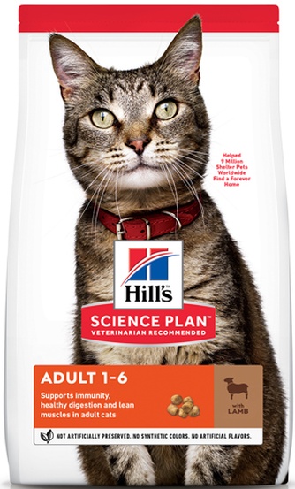 Корм сухой для кошек HILL'S Science Plan Ягненок (0,3 кг)