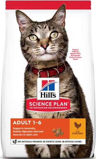 Корм сухой для кошек HILL'S Science Plan Курица (3 кг)