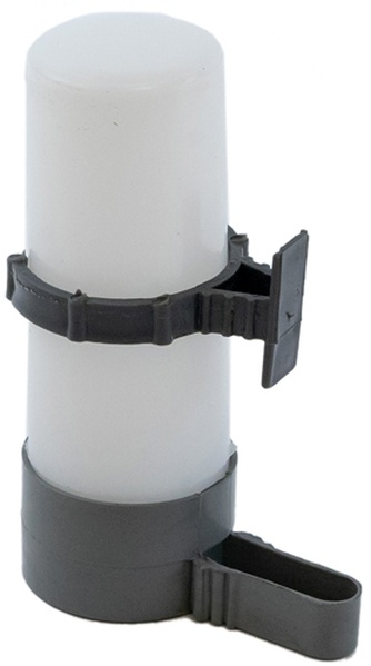 Поилка для птиц ДАРЭЛЕНД матовая колба серая (60 мл)