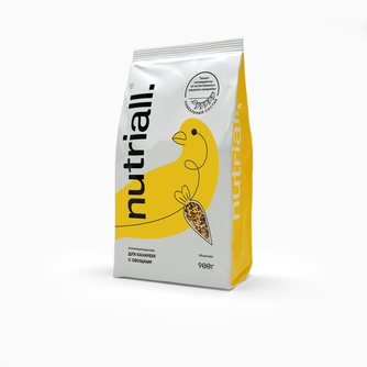 Корм сухой для канареек NUTRIALL с овощами (900 г)