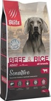 Полнорационный сухой корм «Говядина с рисом» предназначен для собак, пищеварение которых плохо реагирует на наиболее часто встречающиеся в кормах ист…