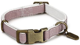 Ошейник нейлоновый для собак BEEZTEES Virante светло-розовый (1,5*40 см)