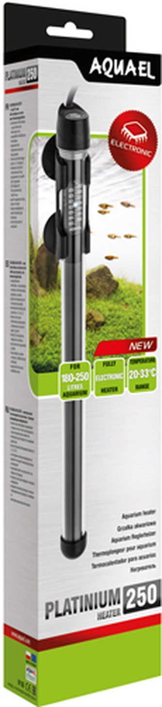 Нагреватель для аквариума AQUAEL Platinium heater 250W с терморегулятором платиновый (250 Вт)