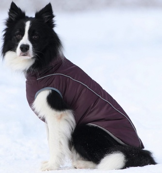 Жилет зимний для собак OSSO Fashion Аляска бордовый (р.25)