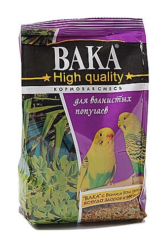 Корм для волнистых попугаев VAKA High Quality (500 г)
