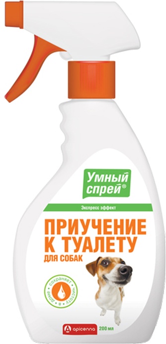 Спрей для собак APICENNA Умный спрей Приучение к туалету (200 мл)