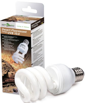 Лампа УФ для террариума REPTI-ZOO Compact Desert 10.0 УФ (15  Вт)