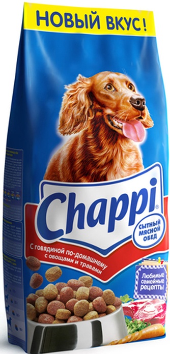 Корм сухой для собак CHAPPI Говядина(15 кг)