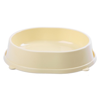 Миска для кошек и собак GAMMA Карамель пластиковая, бежевая (0,2 л)