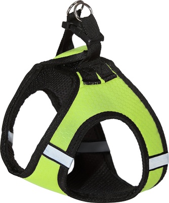 Шлейка-жилетка для собак SAIVAL Соты №4 лимонная (S/38см)