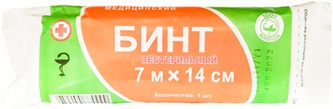 Бинт ВЕРА МЕД медицинский марлевый нестерильный (14 см*7 м)