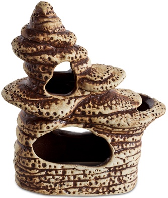 Декорации для аквариума БЕЛАЯ КЕРАМИКА Бережок (14*7*16 см)