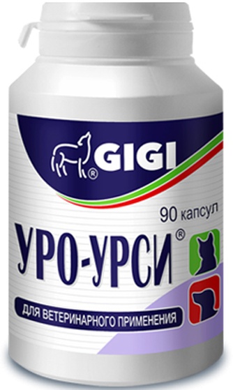 Капсулы для собак и кошек GIGI Уро-Урси для лечения болезней мочеполовой системы (90 шт)