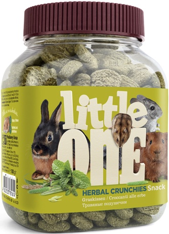 Лакомство для грызунов LITTLE ONE Подушечки травяные (100 г)