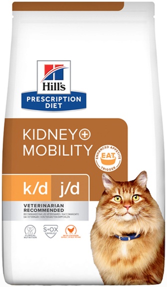 Корм сухой для кошек HILLS Prescription Diet K/d mobility здоровье почек с курицей (1,5 кг)