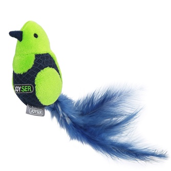 Игрушка для кошек JOYSER Cat Motion Птичка со звуковым чипом и перьями, зеленая (19 см) Игрушка для кошек JOYSER Cat Motion Птичка со звуковым чипом и перьями, зеленая (19 см)