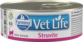 Корм влажный для кошек FARMINA Vet Life Struvite профилактика мкб струвиты (85 г)