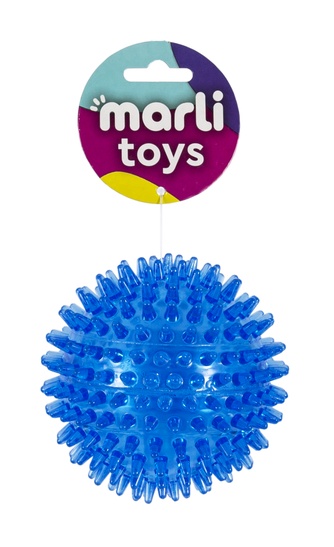 Игрушка для собак MARLI Мяч с шипами и пищалкой (9 см)