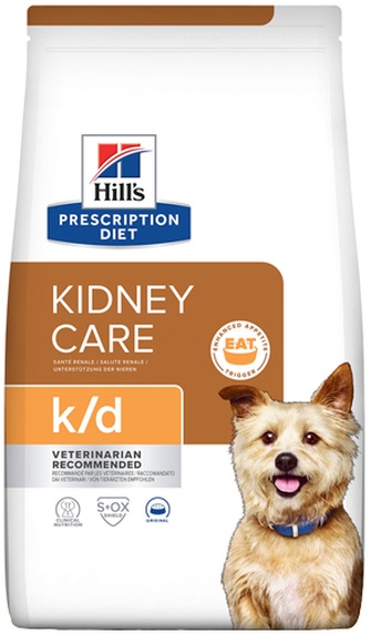 Корм сухой для собак HILL'S Prescription Diet K/D лечение заболеваний почек (1,5 кг)