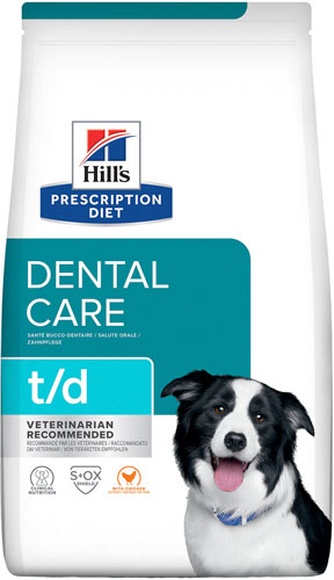 Корм сухой для собак HILL'S Prescription Diet T/D Dental Care уход за полостью рта Курица (4 кг)