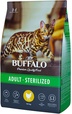 Полнорационный сухой корм Mr. Buffalo разработан с учетом потребностей стерилизованных кошек и кастрированных котов, включает все необходимые питател…