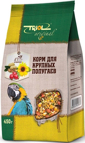 Корм для крупных попугаев TRIOL Original (0,45 кг)