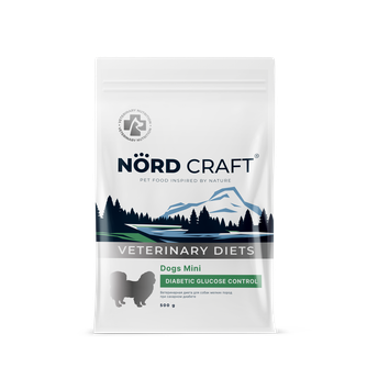 Корм сухой для собак мелких пород NORD CRAFT Dogs Mini Diabetic Glucose Control при сахарном диабете (500 г)