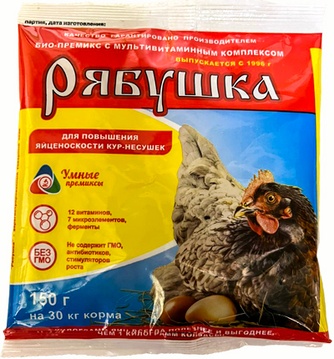 *Биосфера Рябушка Премикс д/кур с амикислотами 150г
