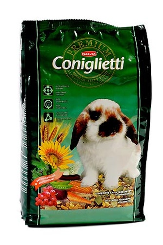 Корм для кроликов и молодняка PADOVAN Premium Сoniglietti (2 кг)