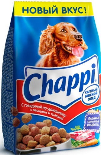 Корм сухой для собак CHAPPI Говядина (0,6 кг)