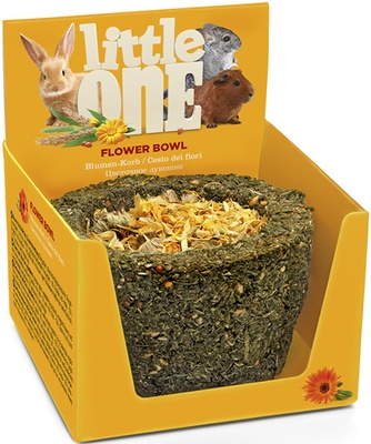 Лакомство для грызунов LITTLE ONE лукошко Цветочное (140 г)