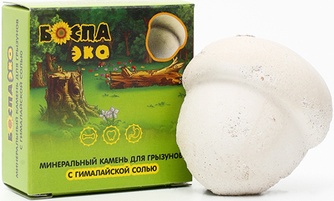Минеральный камень для грызунов БОСПА ЭКО с гималайской солью (40 г)