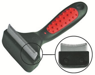 Расческа-триммер для кошек и собак HELLO PET малая с изгибом (24 зуба) Расческа-триммер для кошек и собак HELLO PET малая с изгибом (24 зуба)