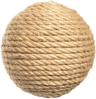 Когтеточка динамическая для кошек ПЕТСИКИ Клубок, большой (12*12*12 см)